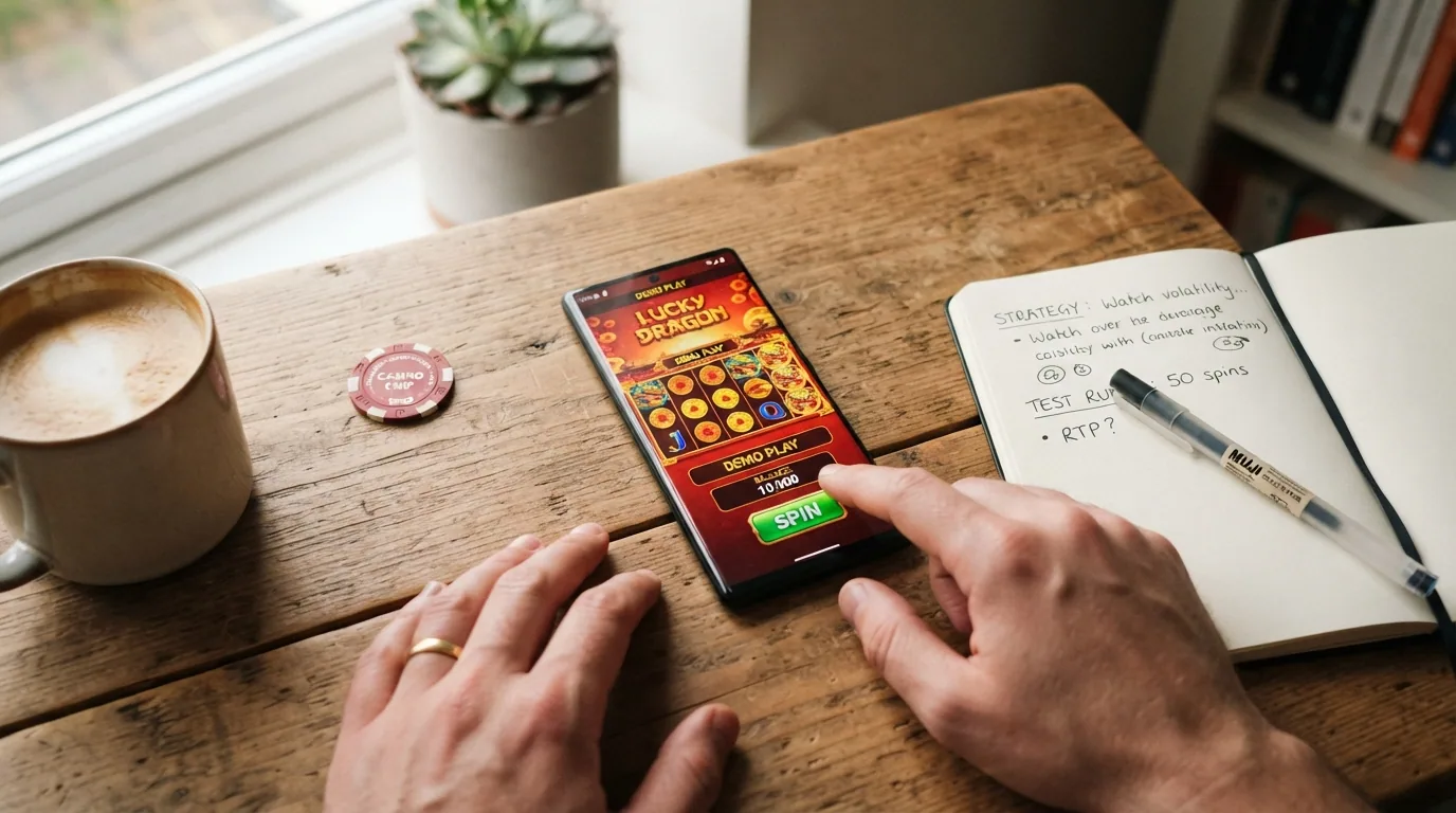 Legacy-of-Dead-Demo-Modus auf einem Laptop mit Spielgeld-Guthaben und aktivierten Walzen